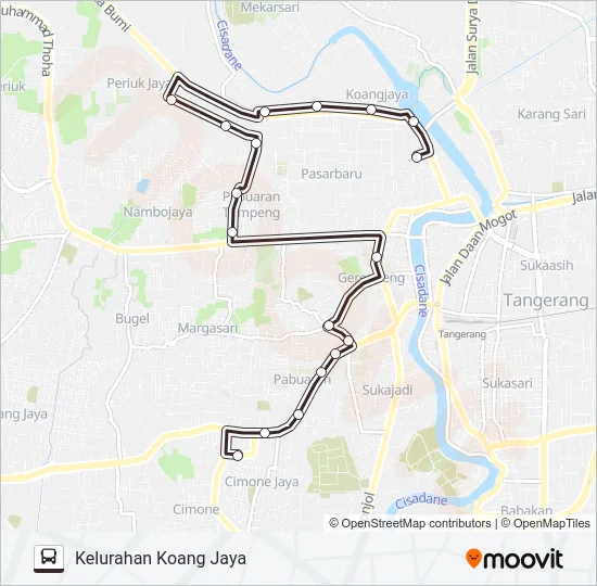 AP1F Bus Line Map