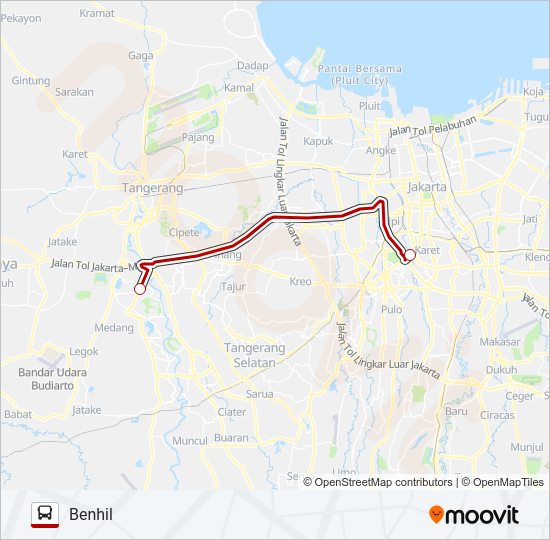 JRC SMS Bus Line Map