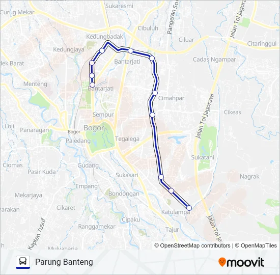 K6F Bus Line Map
