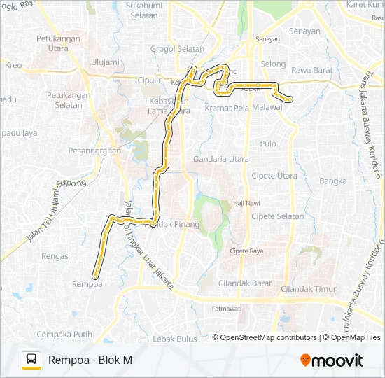 BUS SEKOLAH 25 Bus Line Map