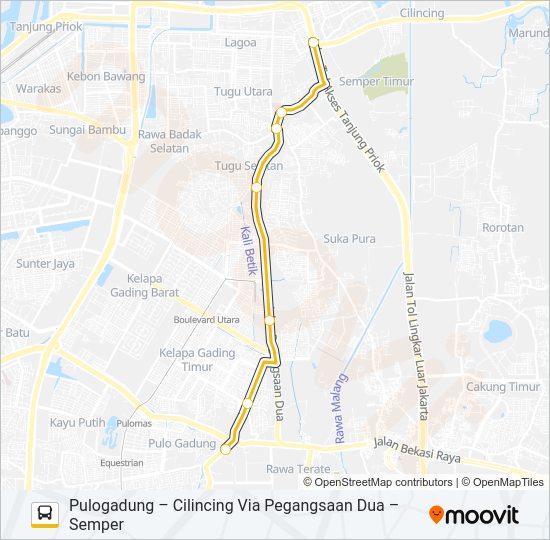 BUS SEKOLAH 26 Bus Line Map
