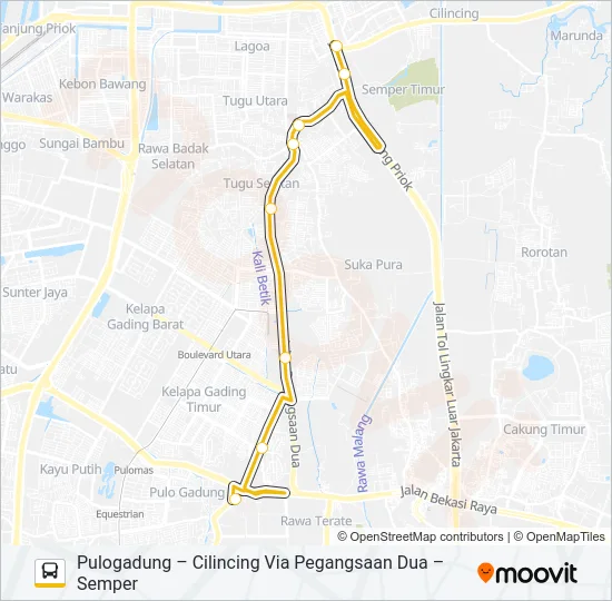 BUS SEKOLAH 26 Bus Line Map
