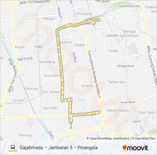 BUS SEKOLAH 28 bis Peta Jalur