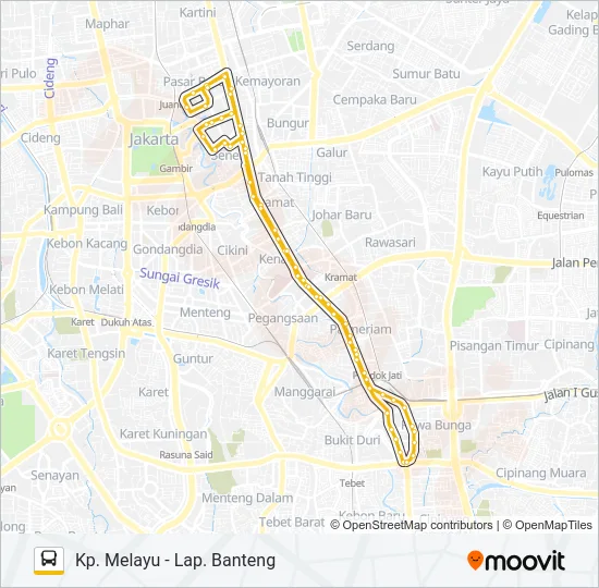 BUS SEKOLAH 10 Bus Line Map