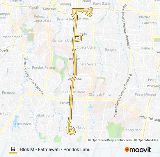 BUS SEKOLAH 14 Bus Line Map