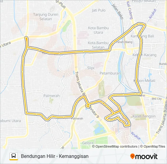 BUS SEKOLAH 19 Bus Line Map