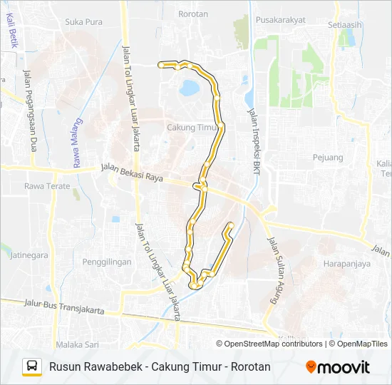 BUS SEKOLAH ZR12 Bus Line Map