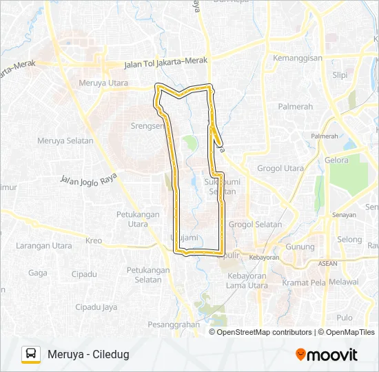 BUS SEKOLAH 18 Bus Line Map