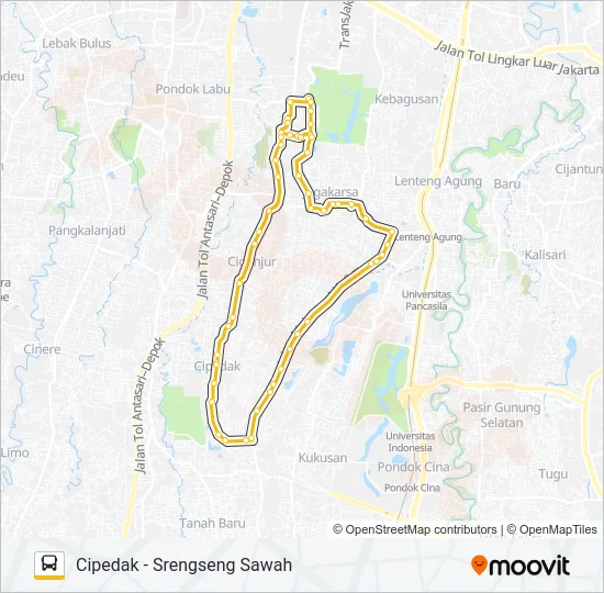 BUS SEKOLAH ZR13 Bus Line Map