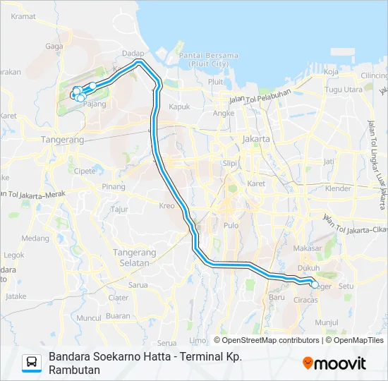 JAC KP. RAMBUTAN Bus Line Map
