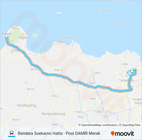 JAC MERAK Bus Line Map