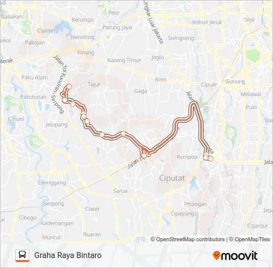 GLAD Bus Line Map