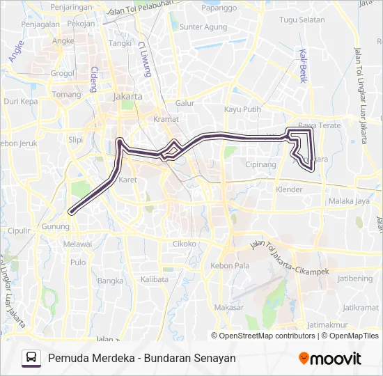 4C Bus Line Map