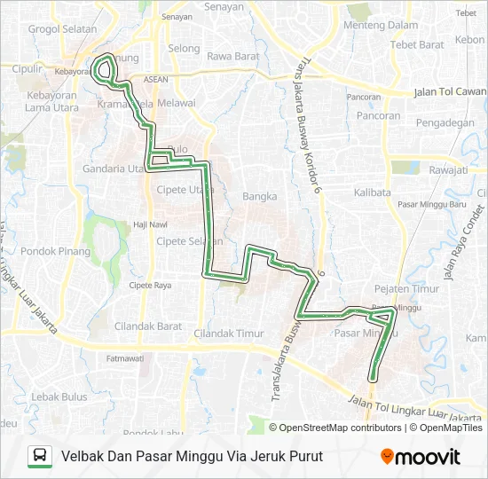 6T Bus Line Map