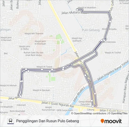 11C Bus Line Map