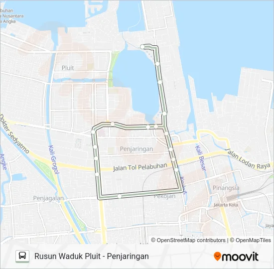 12C Bus Line Map