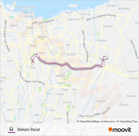 B13 Bus Line Map