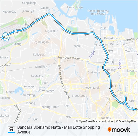 JAC LOTTE SHOPPING AVENUE bus Line Map