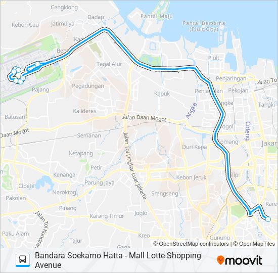 JAC LOTTE SHOPPING AVENUE bus Line Map