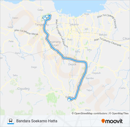 JAC SENTUL CITY bis Peta Jalur