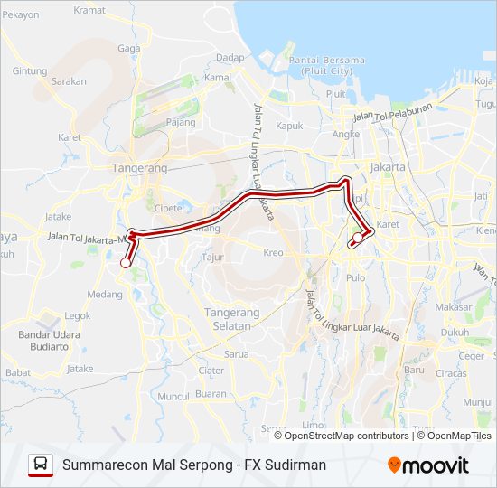 JRC SMS Bus Line Map