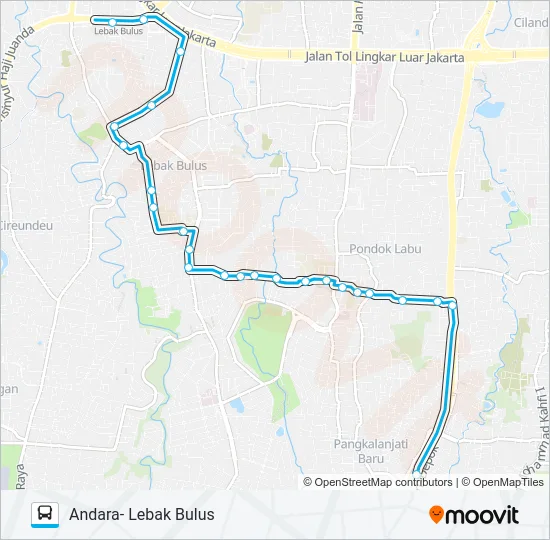 JAK3 Bus Line Map