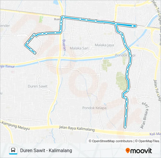 JAK39 Bus Line Map