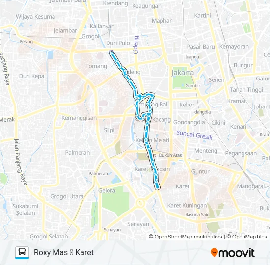 JAK9 Bus Line Map