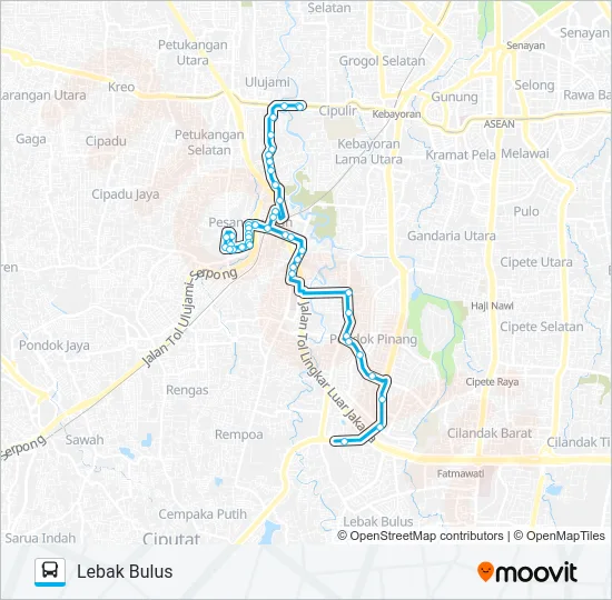 JAK49 Bus Line Map