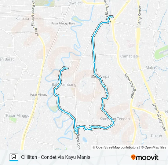 JAK37 Bus Line Map