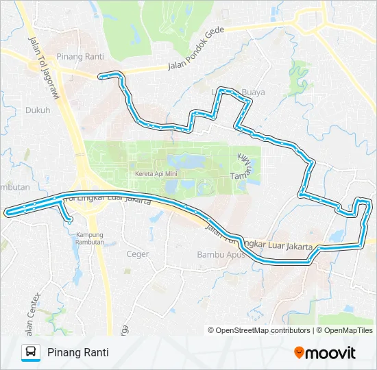 JAK19 Bus Line Map