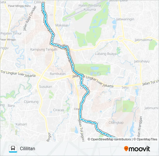 JAK36 Bus Line Map