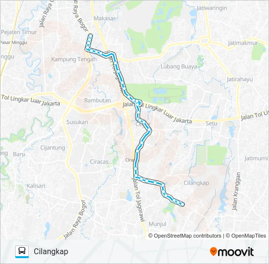 JAK36 Bus Line Map
