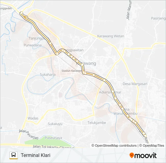 17 Bus Line Map