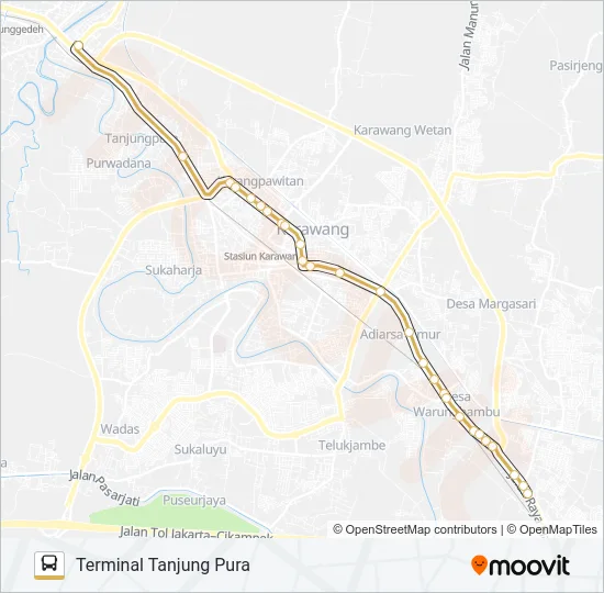 17 Bus Line Map