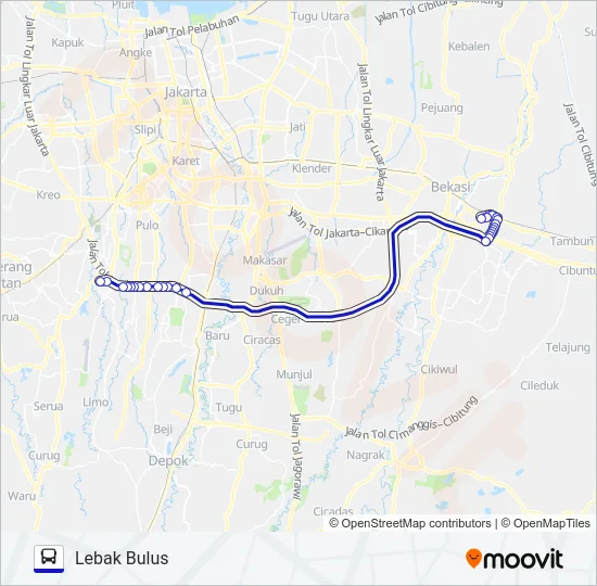 AC132 Bus Line Map