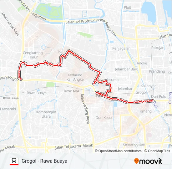 B08 Bus Line Map