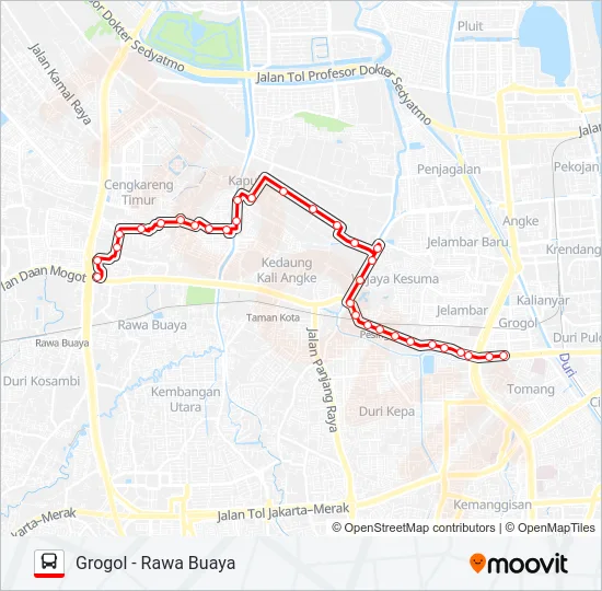 B08 Bus Line Map