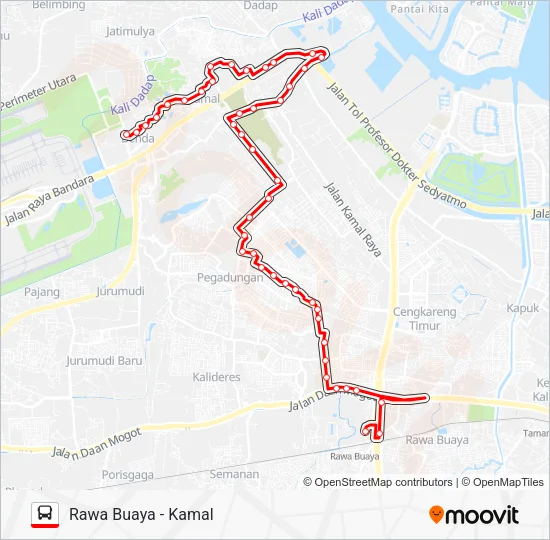 B11 Bus Line Map