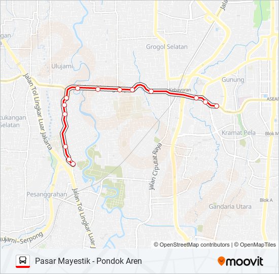 S06 bus Line Map