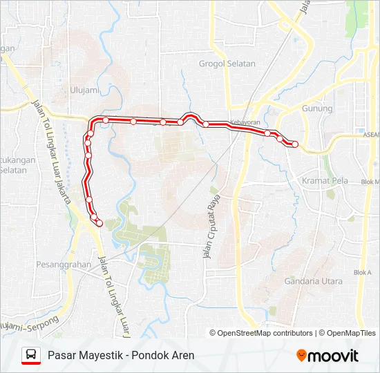 S06 Bus Line Map