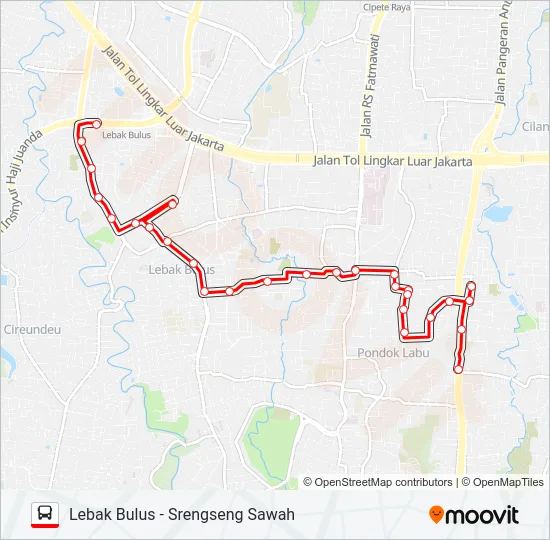 S12 Bus Line Map
