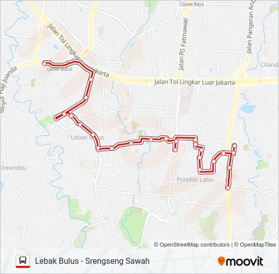 S12 Bus Line Map