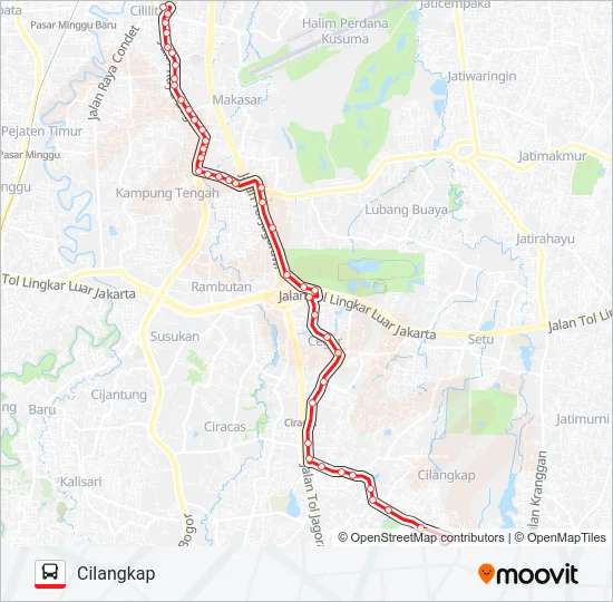T02 Bus Line Map