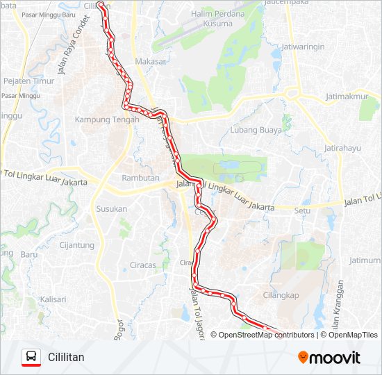 T02 Bus Line Map