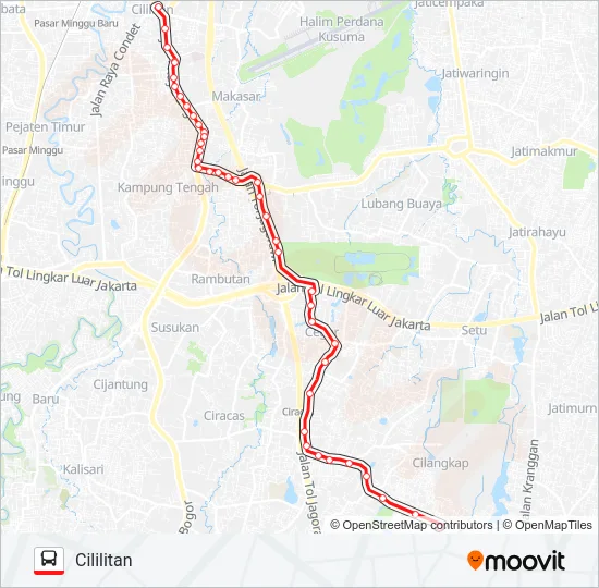 T02 Bus Line Map