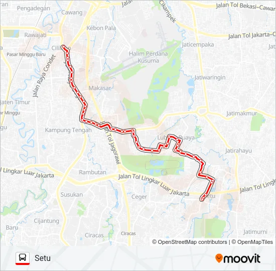 T05 Bus Line Map