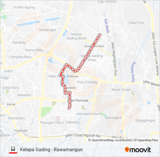 U04 bus Line Map