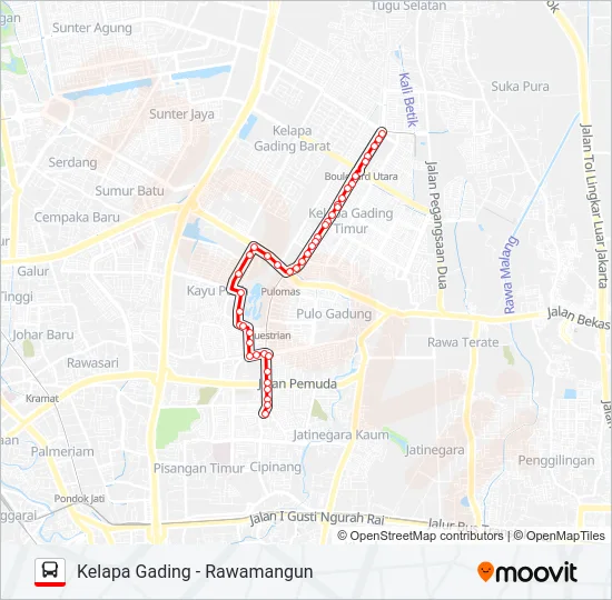 U04 Bus Line Map