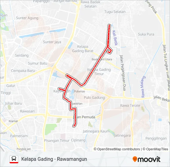 U04 Bus Line Map